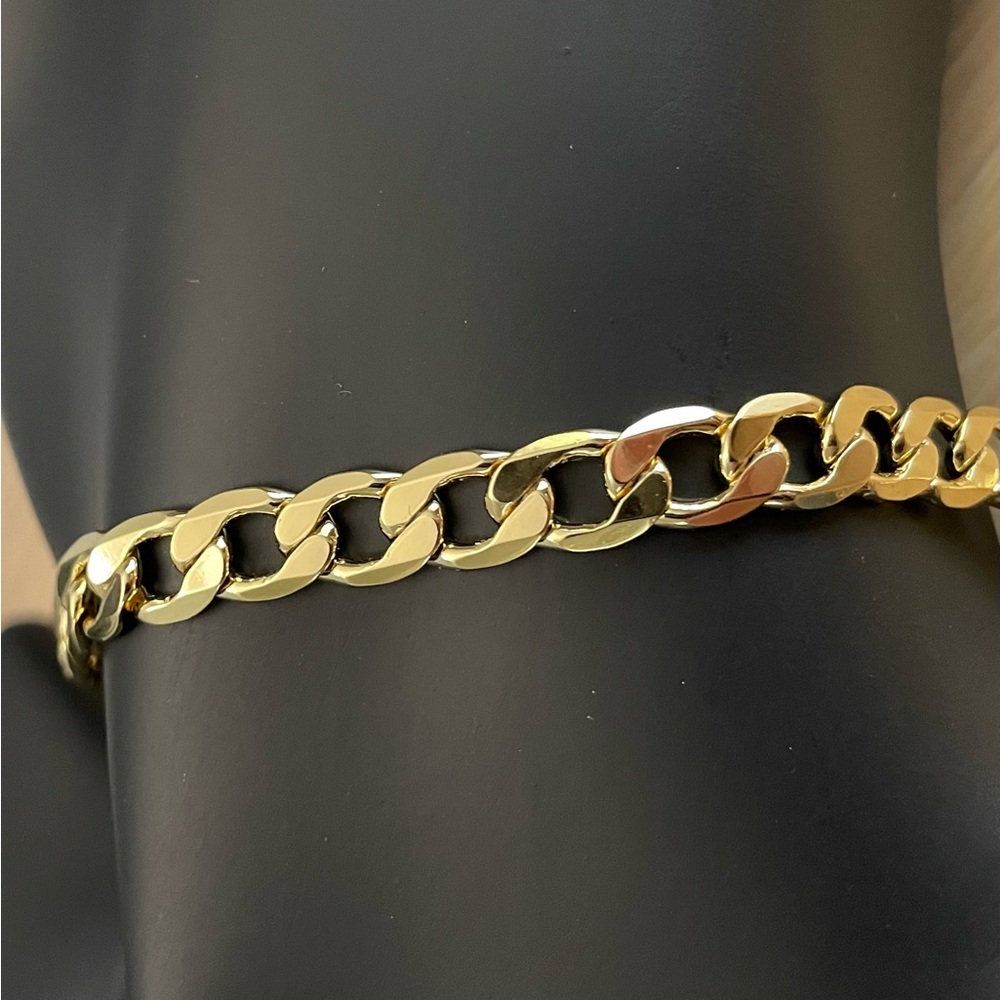 Cuban Link 10" Anklet 5mm/ Tobillera de eslabones cubanos